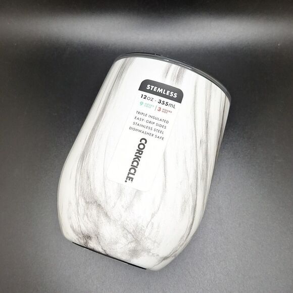 Corkcicle stemless wine cup travel triple insulated 12oz - Picture 2 of 5